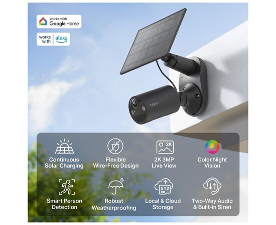 Камера видеонаблюдения TP-Link TAPO-C411-KIT, изображение 4