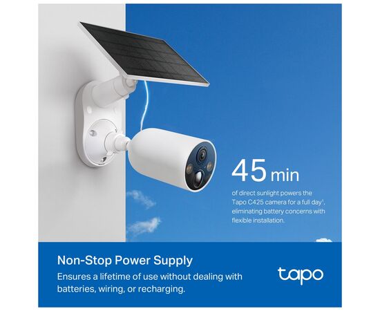 Камера видеонаблюдения TP-Link TAPO-C425-KIT, изображение 4