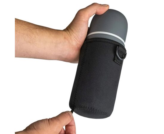 Чехол для термоса Tribe Neoprene Cover Soft touch 1 л black (T-DF-0016-black), изображение 6