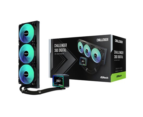 Система жидкостного охлаждения ASRock CHALLENGER 360 DIGITAL, изображение 11