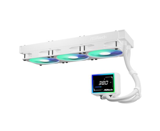 Система жидкостного охлаждения ASRock CHALLENGER WHITE 360 DIGITAL, изображение 3