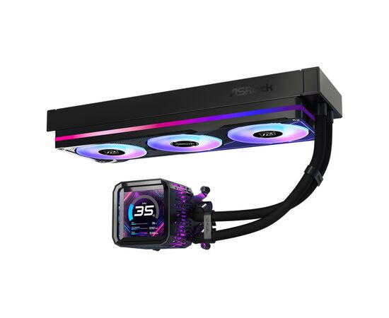 Система жидкостного охлаждения ASRock PHANTOM GAMING 360 LCD, изображение 3