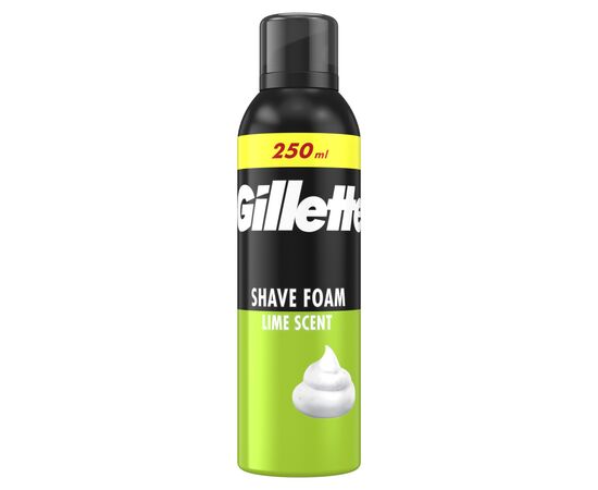 Пена для бритья Gillette Classic Лайм 250 мл (8006530159111)