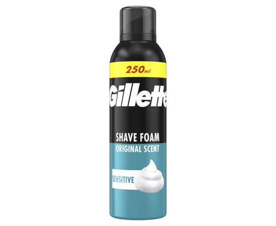Пена для бритья Gillette Classic Sensitive 250 мл (8006530159142)