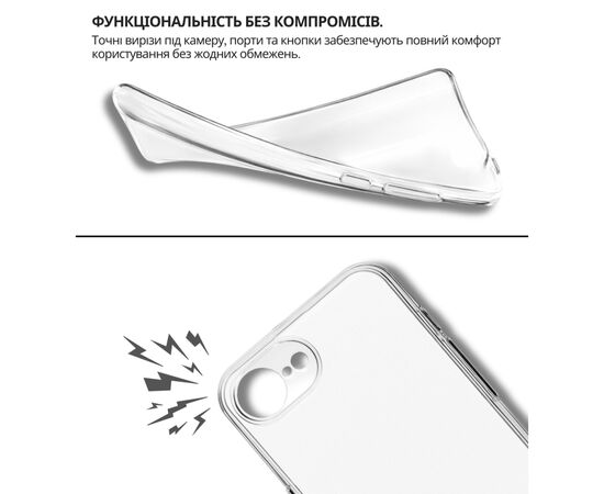 Чохол до мобільного телефона BeCover Apple iPhone 17e Transparent (715147), зображення 5