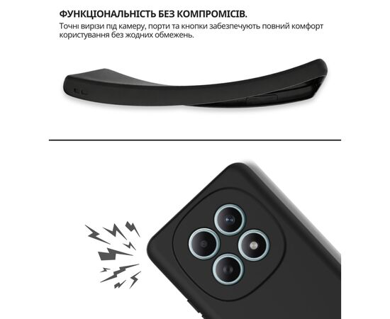 Чохол до мобільного телефона BeCover Xiaomi Redmi Note 15 5G Black (715049), зображення 6