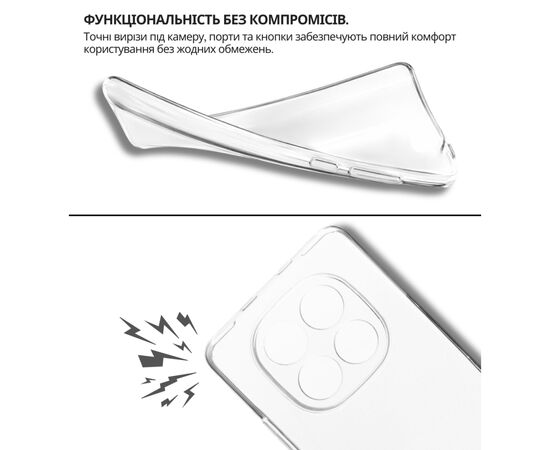 Чохол до мобільного телефона BeCover Xiaomi Redmi Note 15 5G Transparent (715050), зображення 6