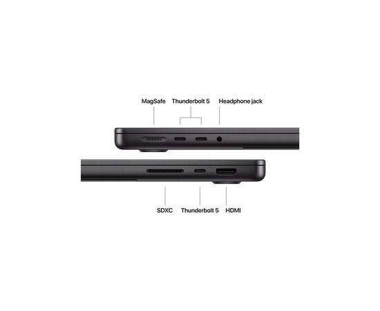 Ноутбук Apple MacBook Pro 14 A3434 M5 Space Black (MJ3D4UA/A), изображение 6