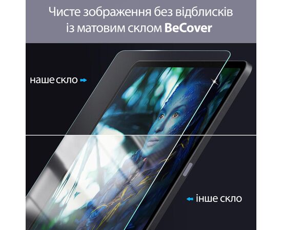 Скло захисне BeCover Matte Anti-Glare Lenovo Idea Tab Plus 12.1" (714905), зображення 6