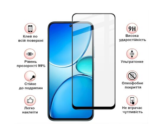 Скло захисне BeCover Realme C85 5G Black (715139), зображення 2