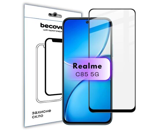 Скло захисне BeCover Realme C85 5G Black (715139)