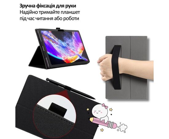 Чохол до планшета BeCover Slimbook Oscal Pad 90 10.92" Black (715128), зображення 5