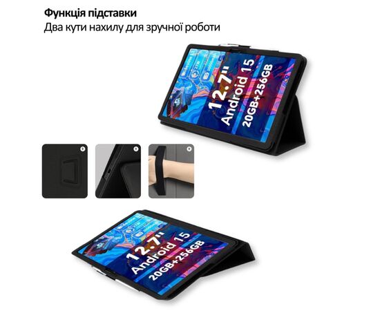 Чохол до планшета BeCover Slimbook Teclast ArtPad Pro 12.7" Black (715129), зображення 6