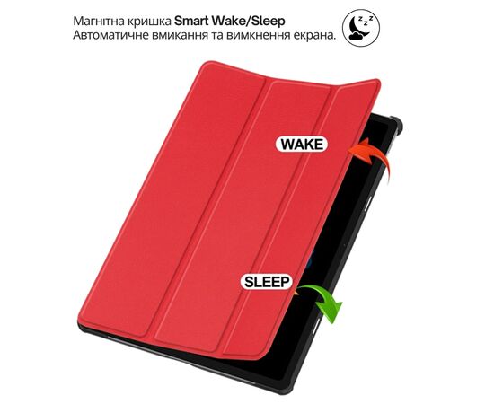 Чохол до планшета BeCover Smart Case Lenovo Idea Tab Plus 12.1" Red (715084), зображення 6