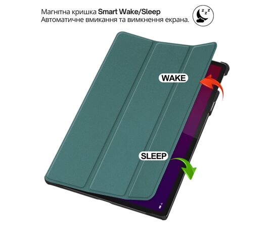 Чохол до планшета BeCover Smart Case Lenovo Yoga Tab 11 2025 (11.1") TB-710FU Dark Green (715094), зображення 6