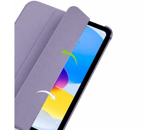 Чохол до планшета BeCover Tri Fold Hard Apple iPad 10.9" (2022/2024) / iPad (A16) 2025 11" Lavender Purple (715155), зображення 5