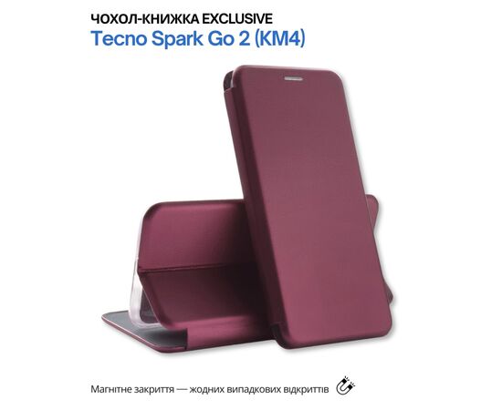 Чохол до мобільного телефона BeCover Exclusive Tecno Spark Go 2 (KM4) Red Wine (715008)