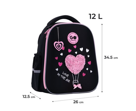 Рюкзак школьный GoPack Education 165S Heart (GO26-165S-2), изображение 12