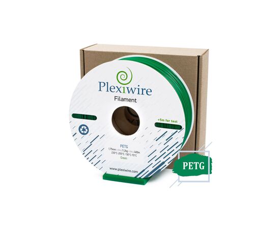 Пластик для 3D-принтера Plexiwire PETG 1.75mm 1.2kg/400m green (PETG-806400), изображение 2