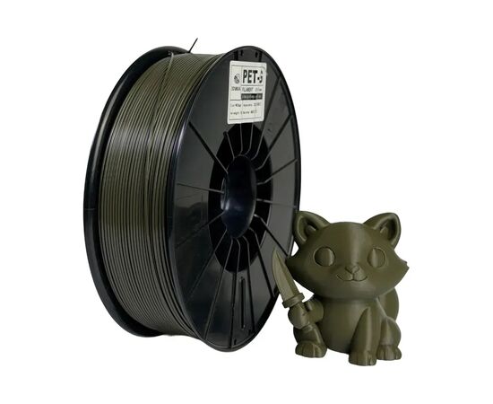 Пластик для 3D-принтера 3Dway PET-G 1.75 mm, 1 kg Khaki (7654567876545678)