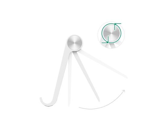 Подставка для планшета и телефона LP106 Adjustable Portable Stand Multi-Angle White Ugreen (30285), изображение 2