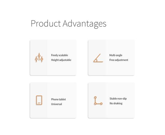 Подставка для планшета и телефона Knight Foldable Desk Mobile Phone Holder Stand (Alloy) Black Essager (EZJZM-QS01), изображение 10