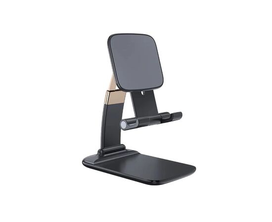 Подставка для планшета и телефона Knight Foldable Desk Mobile Phone Holder Stand (Alloy) Black Essager (EZJZM-QS01)
