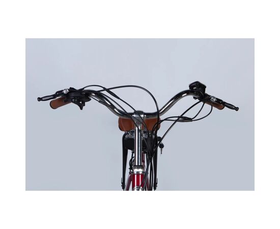 Электровелосипед Dorozhnik 26" eRUBY DD FR рама-17" 36B 13А*г 500Вт 2026 бордовий (ELB-D-26-301), изображение 6