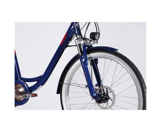 Електровелосипед Dorozhnik 26" eRUBY DD FR рама-17" 36B 13А*г 500Вт 2026 темно-синій (ELB-D-26-299), зображення 3