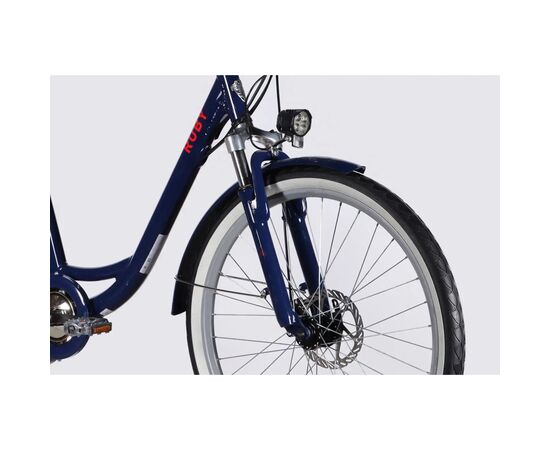Электровелосипед Dorozhnik 26" eRUBY DD FR рама-17" 48B 15А*г 500Вт 2026 темно-синій (ELB-D-26-302), изображение 4
