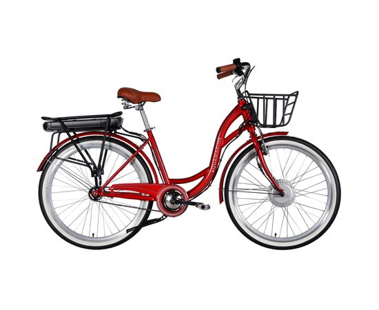 Електровелосипед Dorozhnik 26" eAQUAMARINE BH рама-17" 36B 13А*г 500Вт 2026 бордовий (ELB-D-26-315)