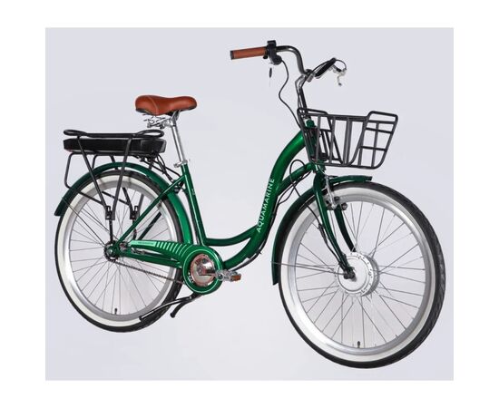 Электровелосипед Dorozhnik 26" eAQUAMARINE BH рама-17" 36B 13А*г 500Вт 2026 зелений (ELB-D-26-317), изображение 2