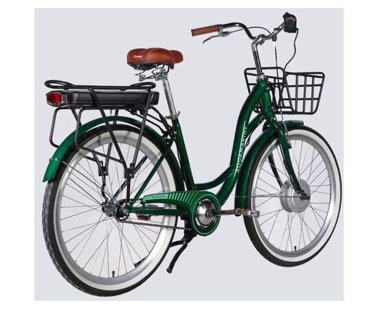 Электровелосипед Dorozhnik 26" eAQUAMARINE BH рама-17" 36B 13А*г 500Вт 2026 зелений (ELB-D-26-317), изображение 3