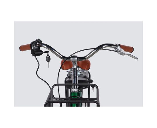 Электровелосипед Dorozhnik 26" eAQUAMARINE BH рама-17" 36B 13А*г 500Вт 2026 зелений (ELB-D-26-317), изображение 6