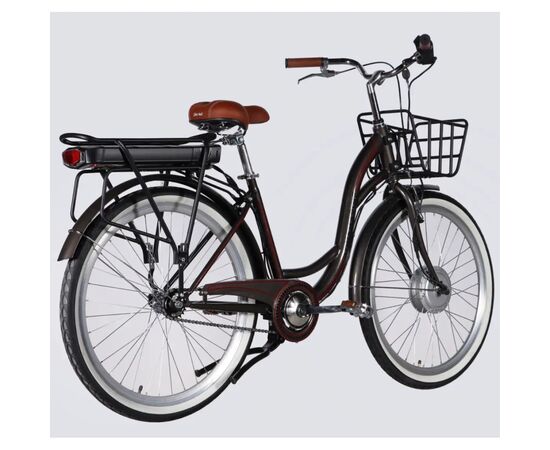 Электровелосипед Dorozhnik 26" eAQUAMARINE BH рама-17" 36B 13А*г 500Вт 2026 сірий (ELB-D-26-316), изображение 3