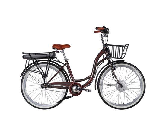 Электровелосипед Dorozhnik 26" eAQUAMARINE BH рама-17" 36B 13А*г 500Вт 2026 сірий (ELB-D-26-316)