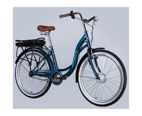 Электровелосипед Dorozhnik 26" eAQUAMARINE BH рама-17" 36B 13А*г 500Вт 2026 темно-синій (ELB-D-26-294), изображение 2