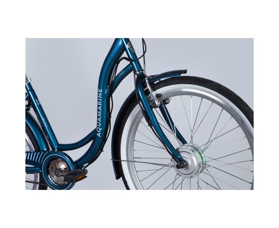 Электровелосипед Dorozhnik 26" eAQUAMARINE BH рама-17" 36B 13А*г 500Вт 2026 темно-синій (ELB-D-26-294), изображение 4