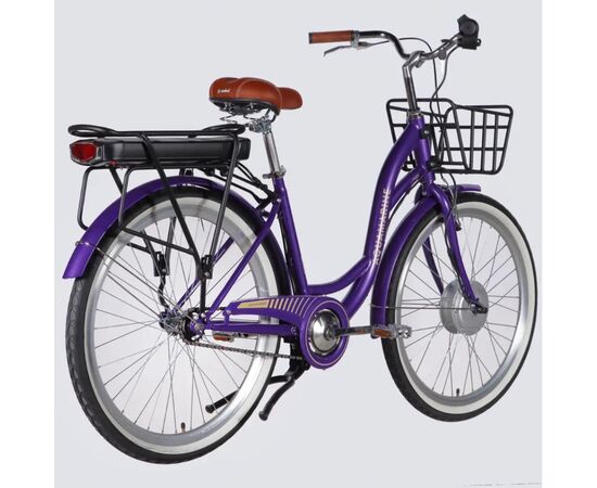 Электровелосипед Dorozhnik 26" eAQUAMARINE BH рама-17" 36B 13А*г 500Вт 2026 фіолетовий (ELB-D-26-295), изображение 3