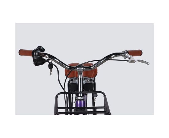 Электровелосипед Dorozhnik 26" eAQUAMARINE BH рама-17" 36B 13А*г 500Вт 2026 фіолетовий (ELB-D-26-295), изображение 6