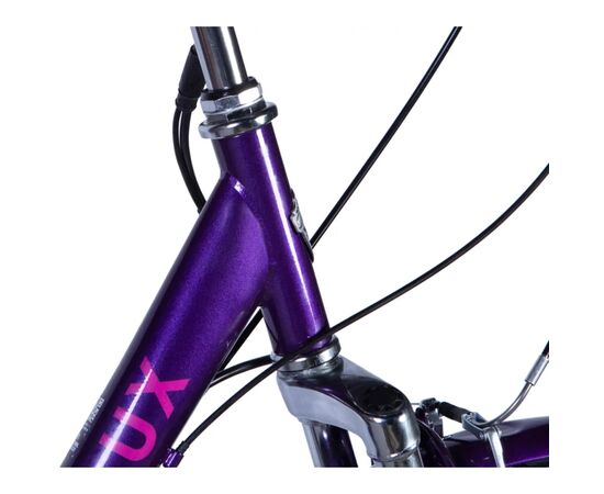 Електровелосипед Dorozhnik 26" eLUX Vbr FR рама-17" 36B 13А*г 500Вт 2026 сливовий (ELB-D-26-298), зображення 2