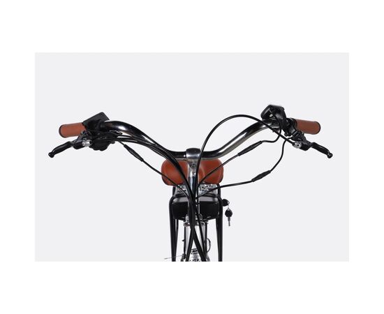 Електровелосипед Dorozhnik 26" eLUX Vbr FR рама-17" 36B 13А*г 500Вт 2026 срiблястий (ELB-D-26-297), зображення 6