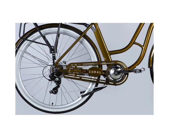 Електровелосипед Dorozhnik 28" eCORAL DD FR рама-19" 48B 13А*г 500Вт 2026 бронзовий (ELB-D-28-115), зображення 5