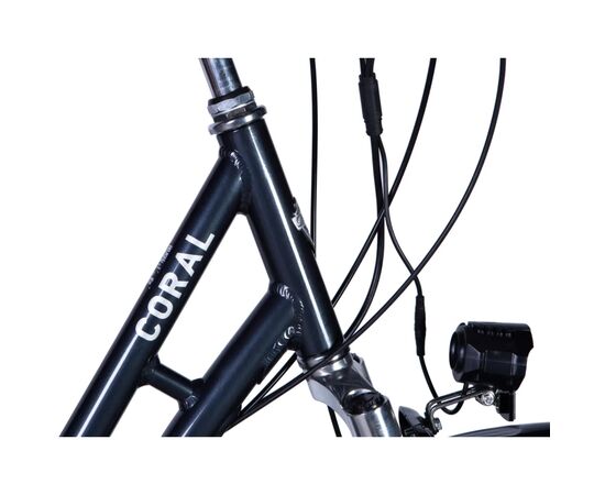Электровелосипед Dorozhnik 28" eCORAL DD FR рама-19" 48B 13А*г 500Вт 2026 темно-сірий (ELB-D-28-114), изображение 3