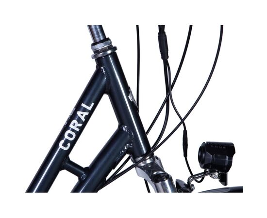 Электровелосипед Dorozhnik 28" eCORAL DD FR рама-19" 48B 17.5А*г 500Вт 2026 темно-сірий (ELB-D-28-118), изображение 2