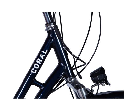 Электровелосипед Dorozhnik 28" eCORAL DD FR рама-19" 48B 17.5А*г 500Вт 2026 темно-сірий (ELB-D-28-118), изображение 4