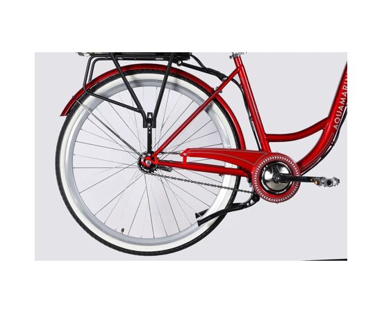 Электровелосипед Dorozhnik 28" eAQUAMARINE BH рама-19" 36B 13А*г 500Вт 2026 бордовий (ELB-D-28-134), изображение 5