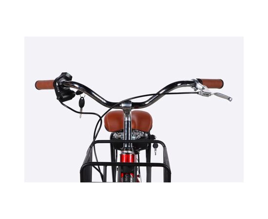 Электровелосипед Dorozhnik 28" eAQUAMARINE BH рама-19" 36B 13А*г 500Вт 2026 бордовий (ELB-D-28-134), изображение 6