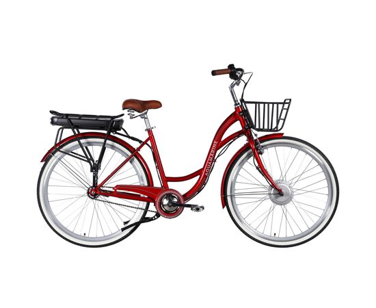 Электровелосипед Dorozhnik 28" eAQUAMARINE BH рама-19" 36B 13А*г 500Вт 2026 бордовий (ELB-D-28-134)