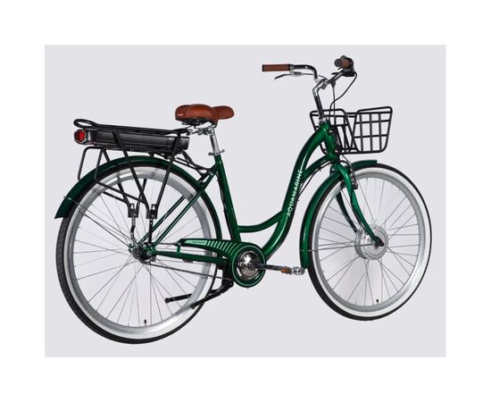 Электровелосипед Dorozhnik 28" eAQUAMARINE BH рама-19" 36B 13А*г 500Вт 2026 зелений (ELB-D-28-136), изображение 3